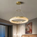 Zenith Round Crystal Chandlier - Modern Chandeliers