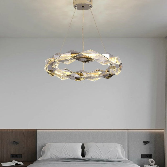 Unique Zephyr Round Chandelier