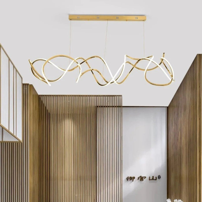 Zhushi Linear Chandelier - Residence Supply